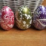 Set Of Five Paisley Eggs - Unique Easter Home..