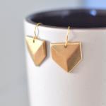 Triangle Arrowhead Dangle Earrings